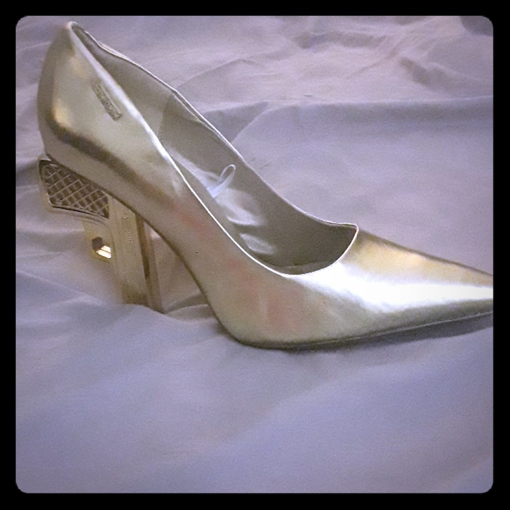 Gold heels